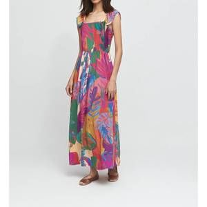 NEW ALDO MARTINS aurore maxi dress in mlti
